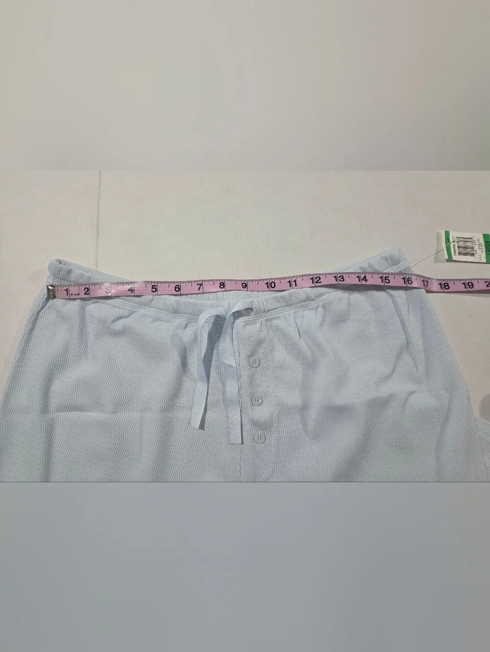 Alfani Light Blue Ribbed Cami & Pant Sleep Set